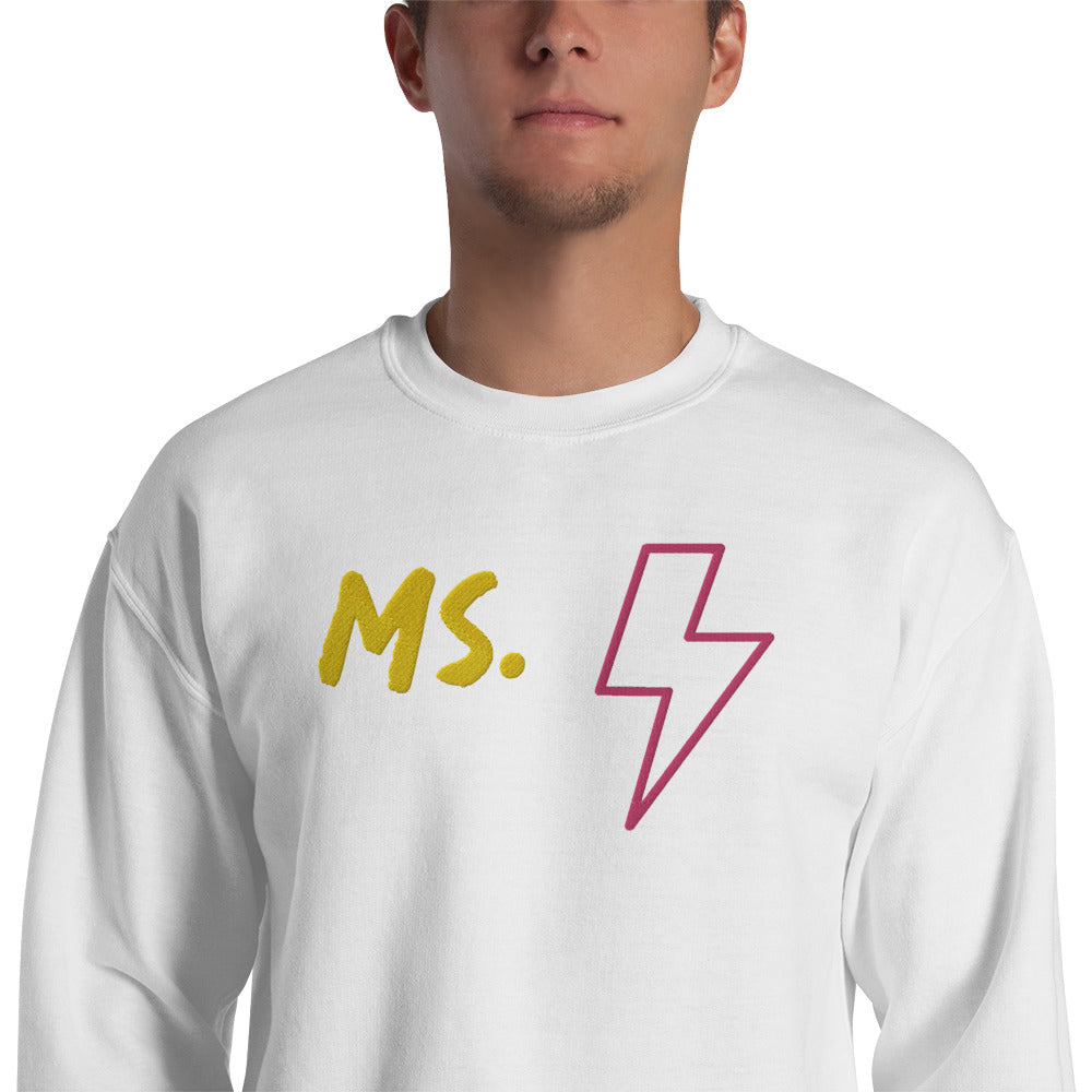 Ms. Kamala Khan Unisex Embroidered Sweatshirt