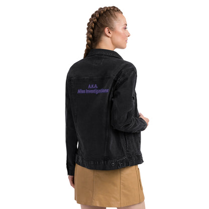 Jessica Jones A.K.A. Alias Investigations Embroidered Unisex Denim jacket