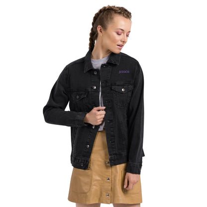 Jessica Jones A.K.A. Alias Investigations Embroidered Unisex Denim jacket