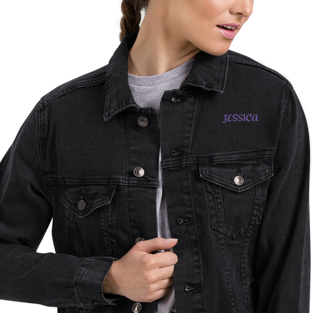 Jessica Jones A.K.A. Alias Investigations Embroidered Unisex Denim jacket