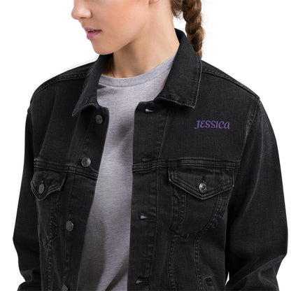 Jessica Jones A.K.A. Alias Investigations Embroidered Unisex Denim jacket