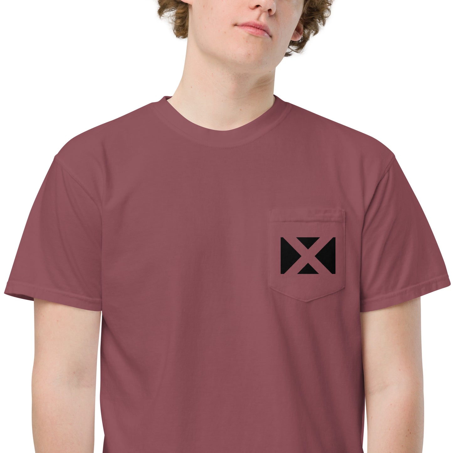 Xavier School Unisex Garment-Dyed Pocket Tee