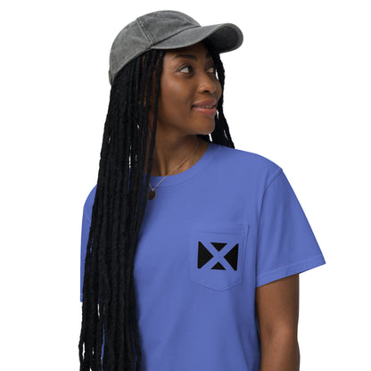 Xavier School Unisex Garment-Dyed Pocket Tee