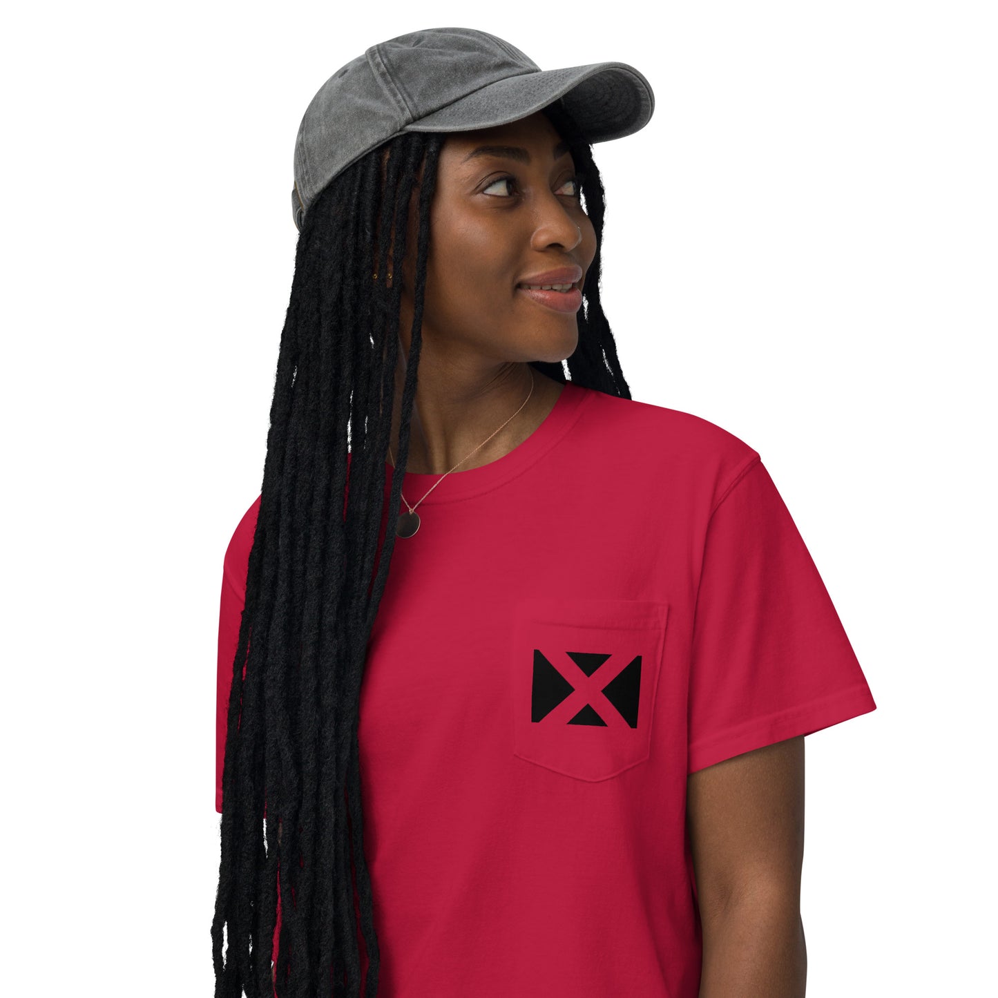 Xavier School Unisex Garment-Dyed Pocket Tee