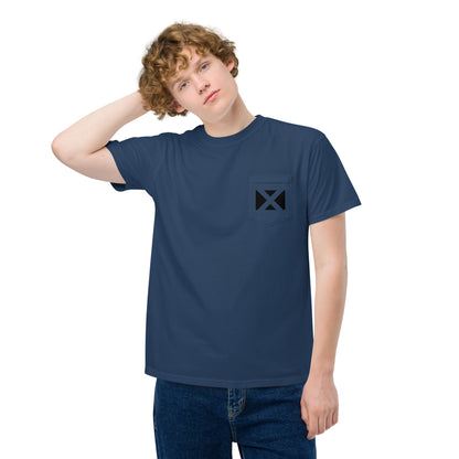 Xavier School Unisex Garment-Dyed Pocket Tee