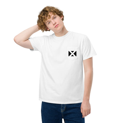 Xavier School Unisex Garment-Dyed Pocket Tee