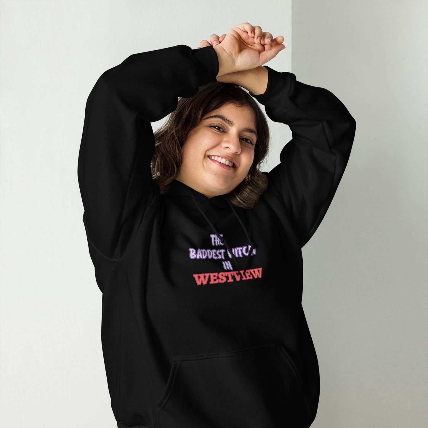 The Baddest Witch in Westview (with Agatha Quote) Hoodie