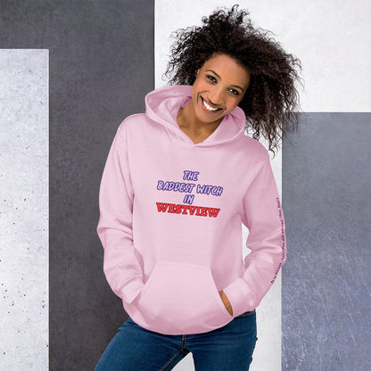 The Baddest Witch in Westview (with Agatha Quote) Hoodie