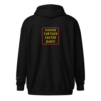 Captain Danvers Quote Embroidered Zip Hoodie