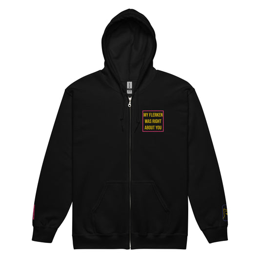 "My Flerken" Embroidered Zip Up Hoodie