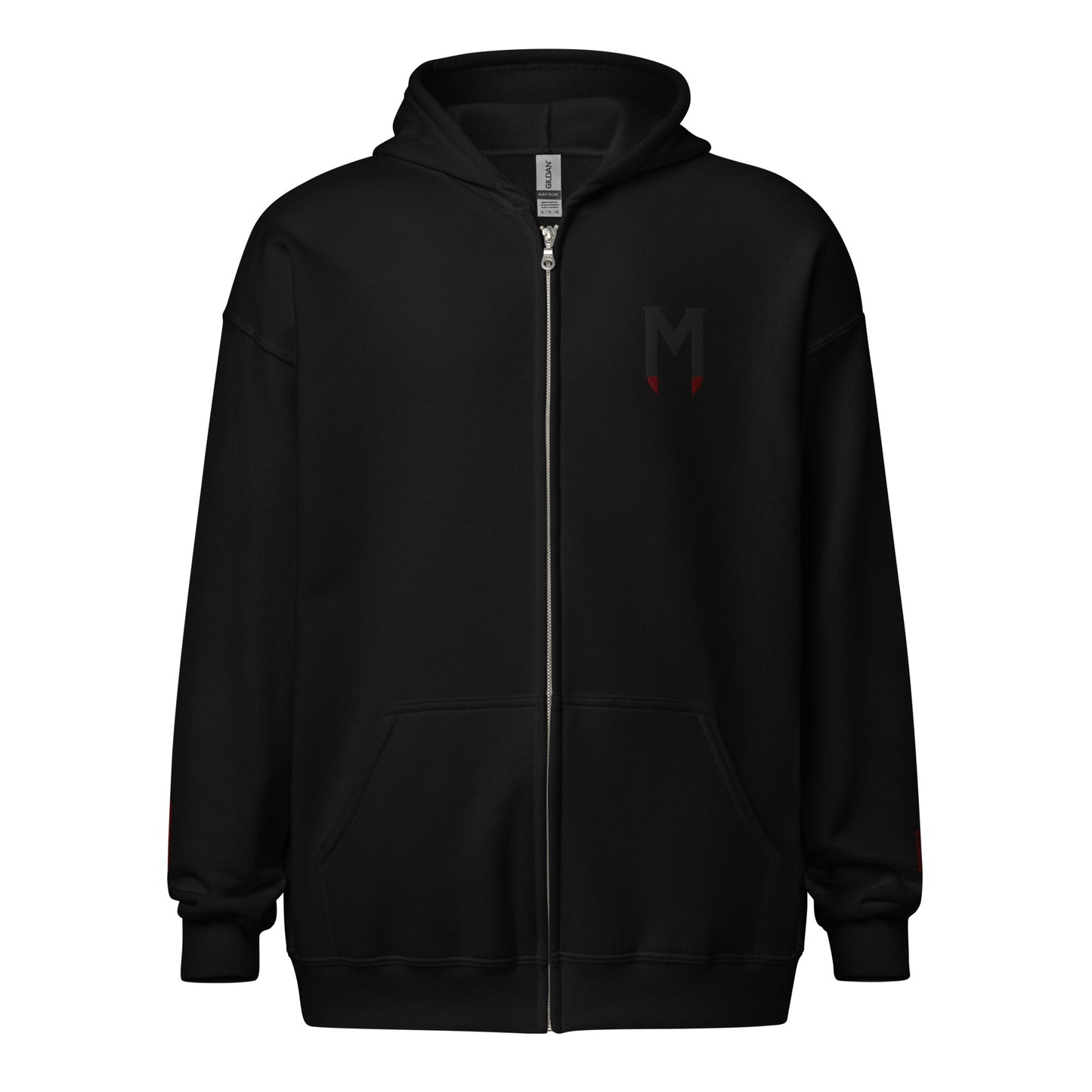 Morbius The Living Vampire Embroidered Unisex Zip Hoodie