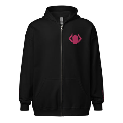 Galactus The Devourer Embroidered Unisex Zip Hoodie