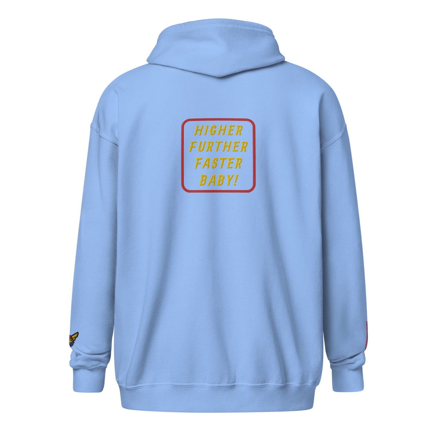 Captain Danvers Quote Embroidered Zip Hoodie