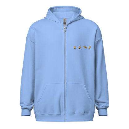 Echo ASL Unisex Zip Hoodie