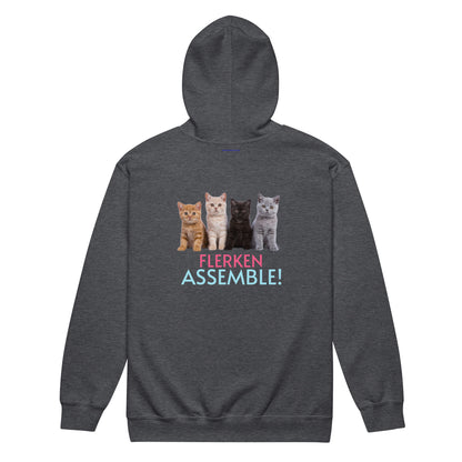 Flerken Assemble! Unisex Zip Hoodie