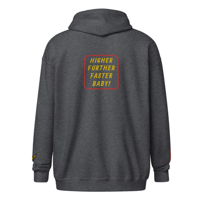 Captain Danvers Quote Embroidered Zip Hoodie