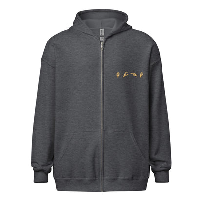 Echo ASL Unisex Zip Hoodie