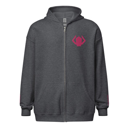 Galactus The Devourer Embroidered Unisex Zip Hoodie