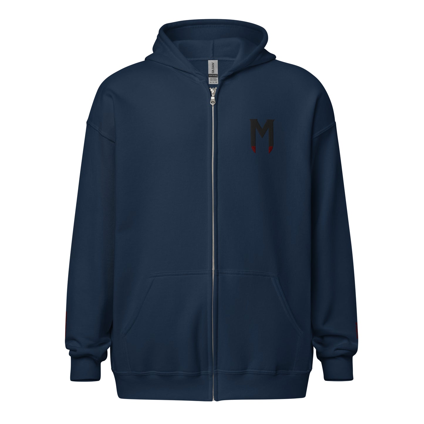 Morbius The Living Vampire Embroidered Unisex Zip Hoodie