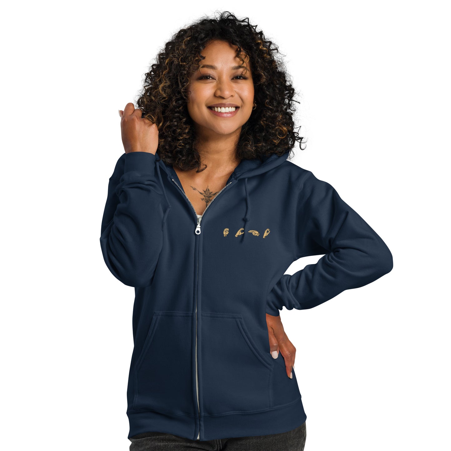 Echo ASL Unisex Zip Hoodie