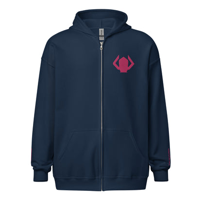 Galactus The Devourer Embroidered Unisex Zip Hoodie