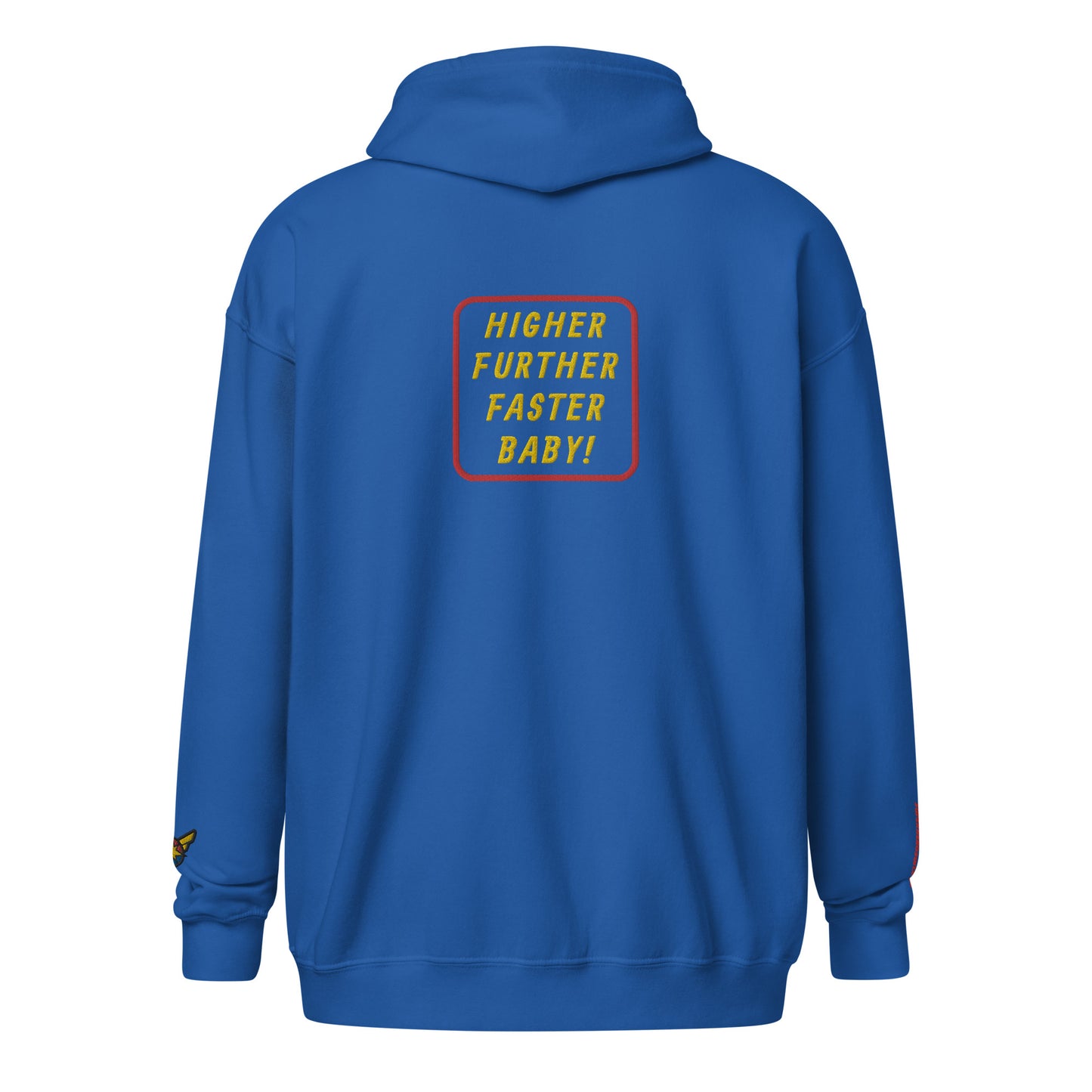 Captain Danvers Quote Embroidered Zip Hoodie