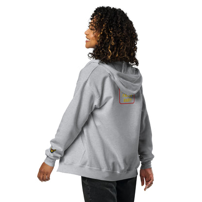 Captain Danvers Quote Embroidered Zip Hoodie