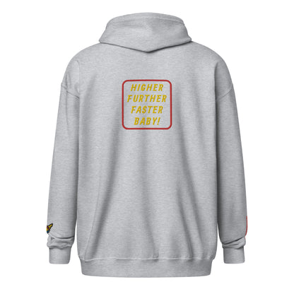 Captain Danvers Quote Embroidered Zip Hoodie