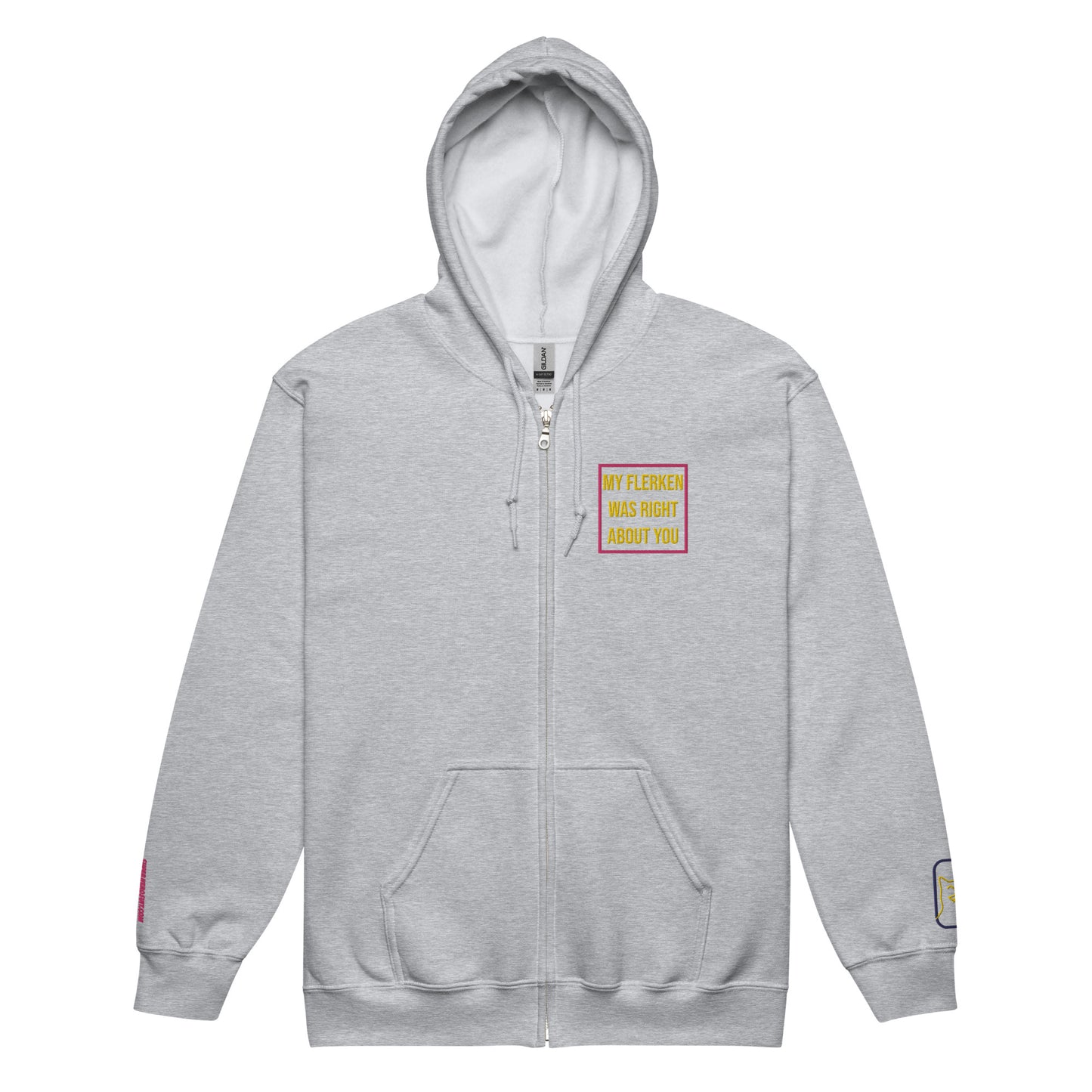 "My Flerken" Embroidered Zip Up Hoodie