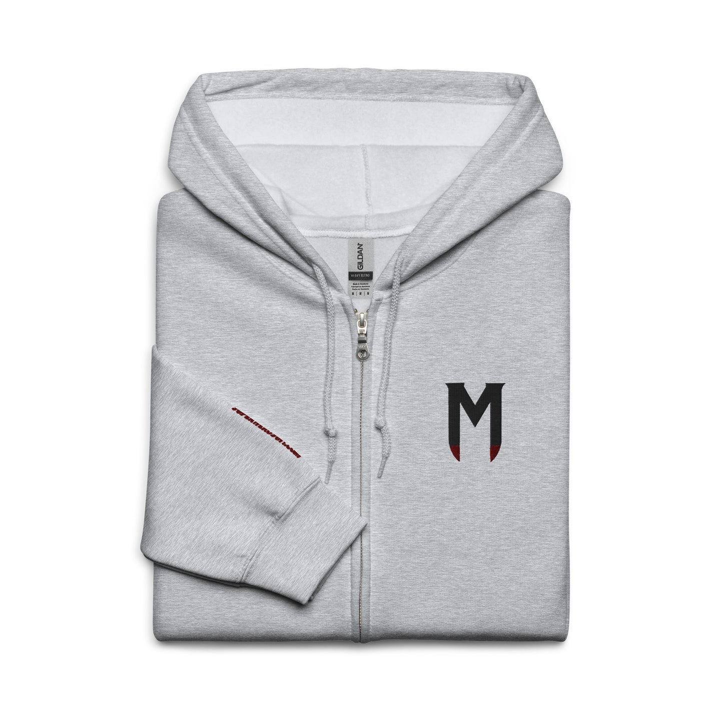 Morbius The Living Vampire Embroidered Unisex Zip Hoodie