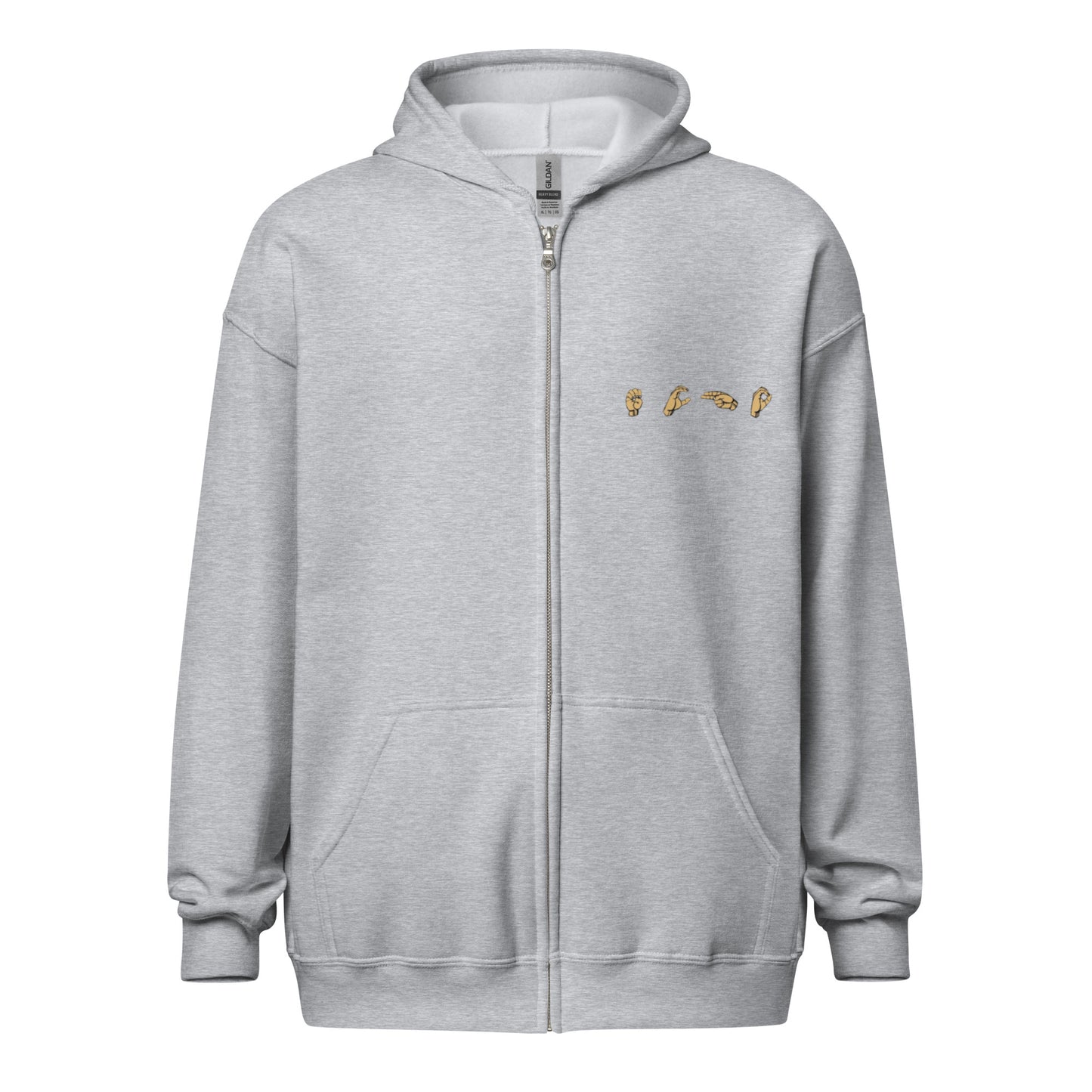 Echo ASL Unisex Zip Hoodie