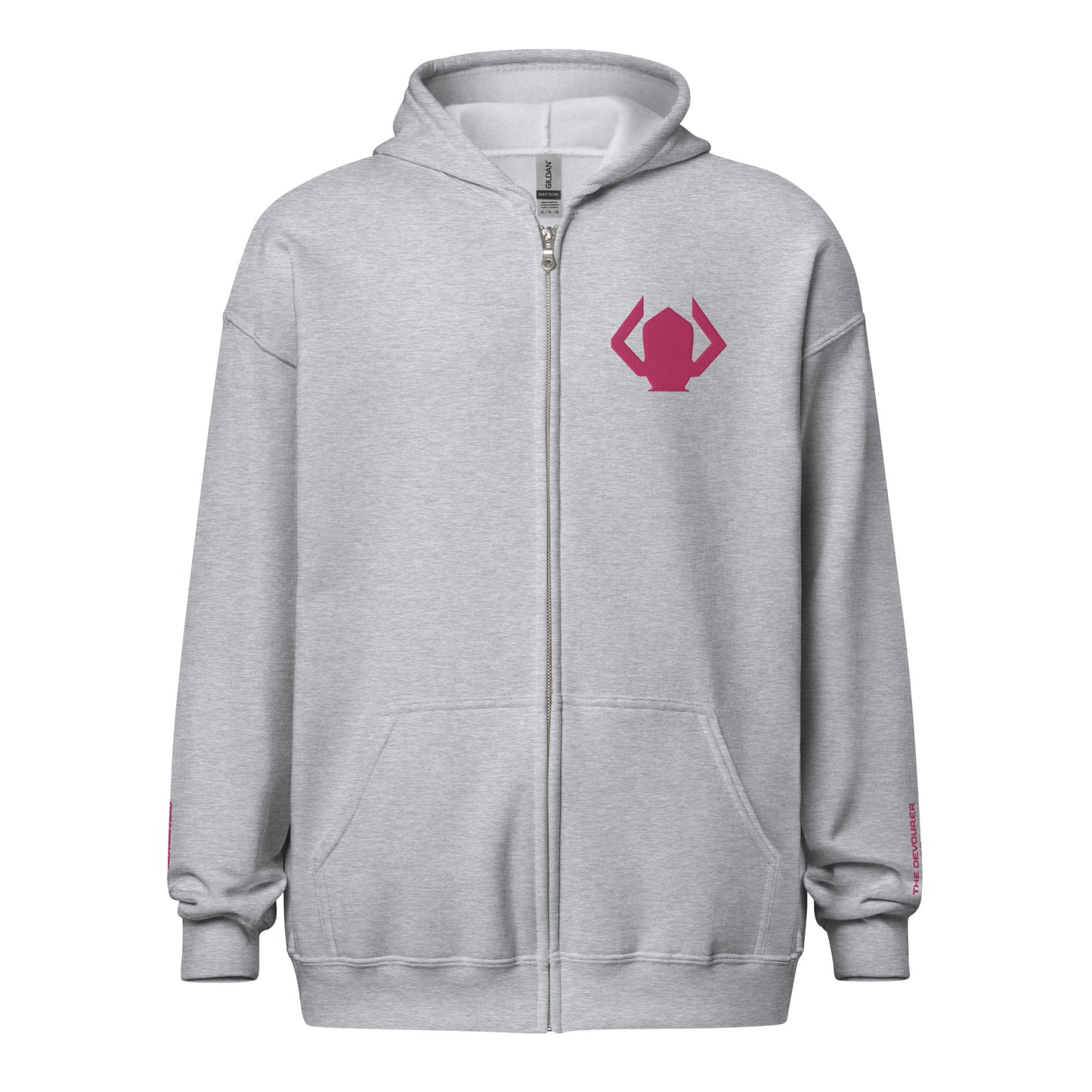 Galactus The Devourer Embroidered Unisex Zip Hoodie