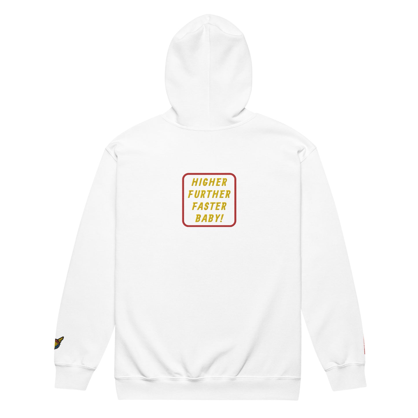 Captain Danvers Quote Embroidered Zip Hoodie