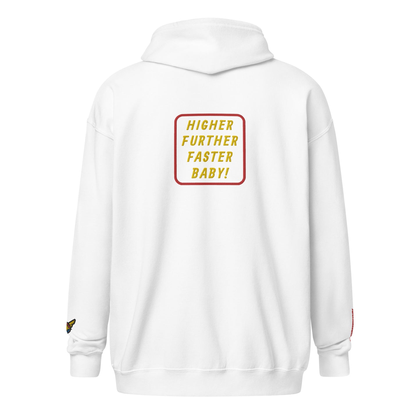 Captain Danvers Quote Embroidered Zip Hoodie