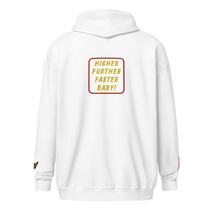 Captain Danvers Quote Embroidered Zip Hoodie