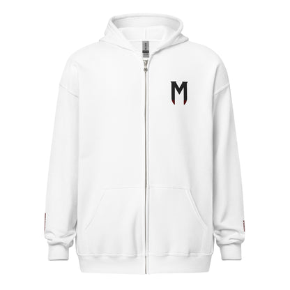 Morbius The Living Vampire Embroidered Unisex Zip Hoodie