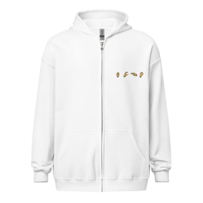 Echo ASL Unisex Zip Hoodie