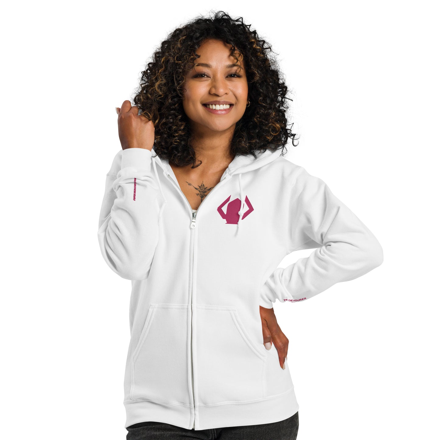 Galactus The Devourer Embroidered Unisex Zip Hoodie