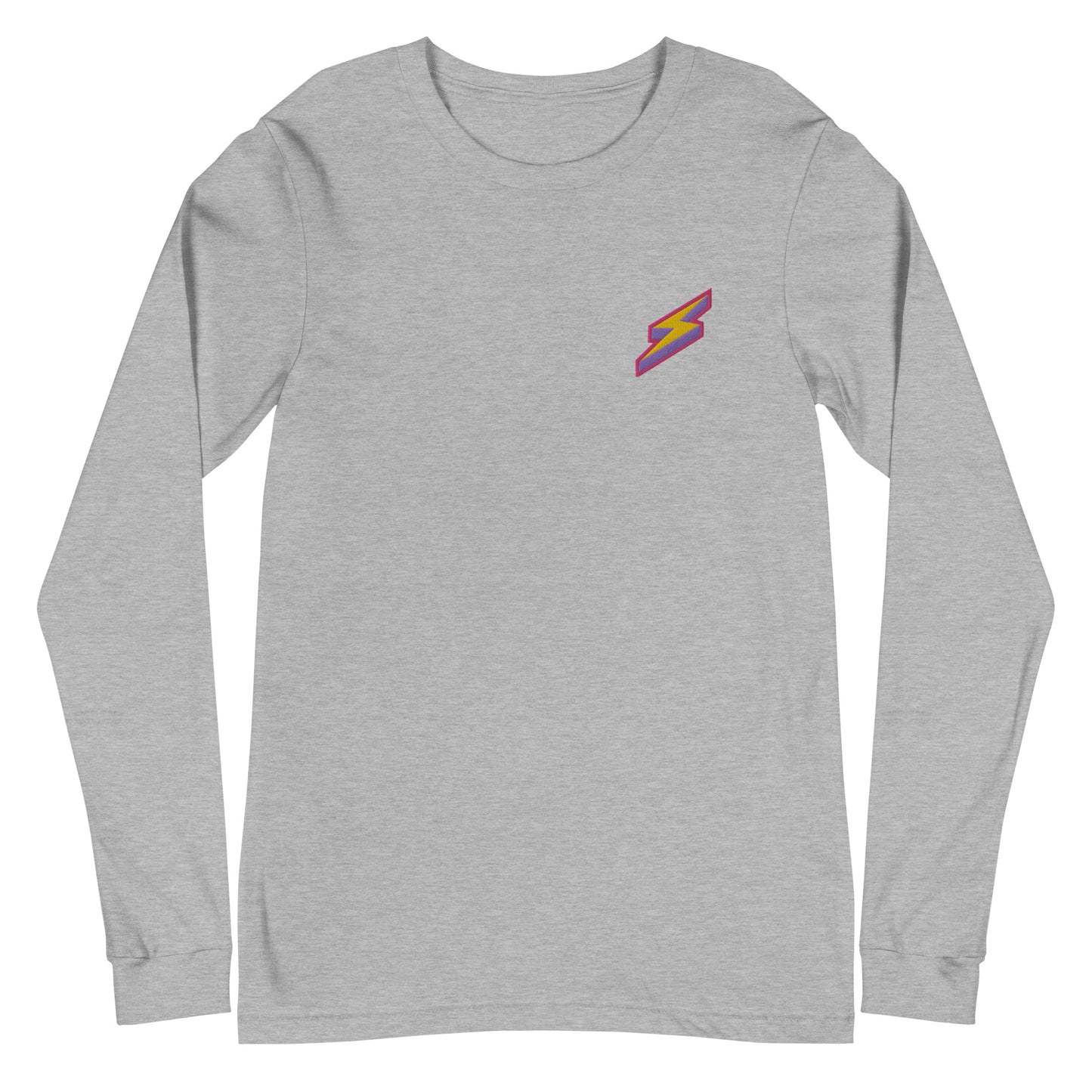 Intergalactic Lightning Bolt Embroidered Long Sleeve Tee