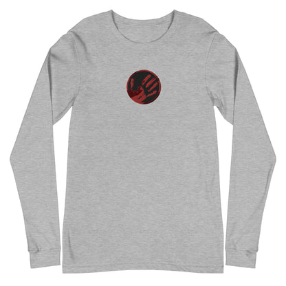 Echo Logo (Blood Red) Embroidered Unisex Long Sleeve Tee