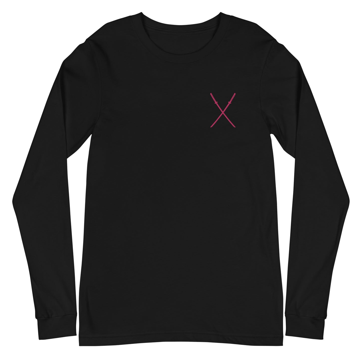 Deadpool Katanas Embroidered Long Sleeve Tee