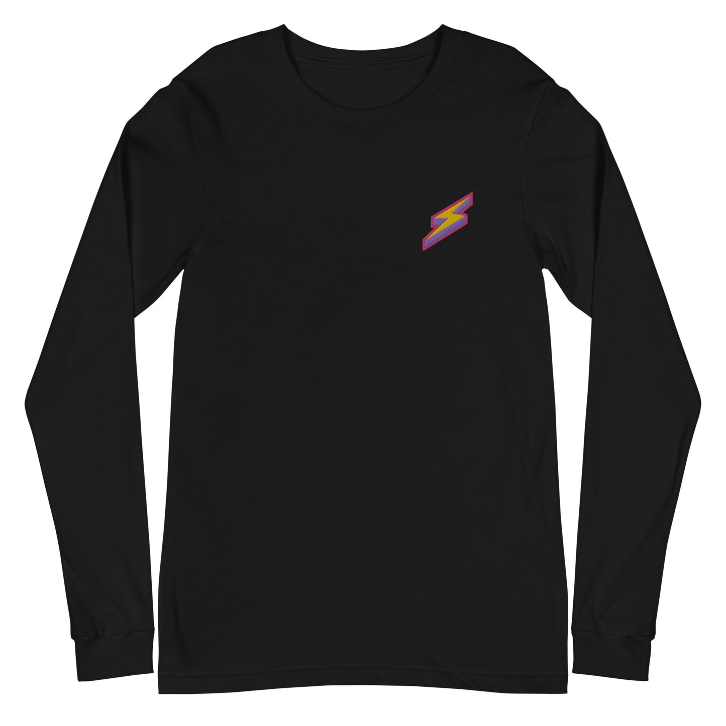 Intergalactic Lightning Bolt Embroidered Long Sleeve Tee