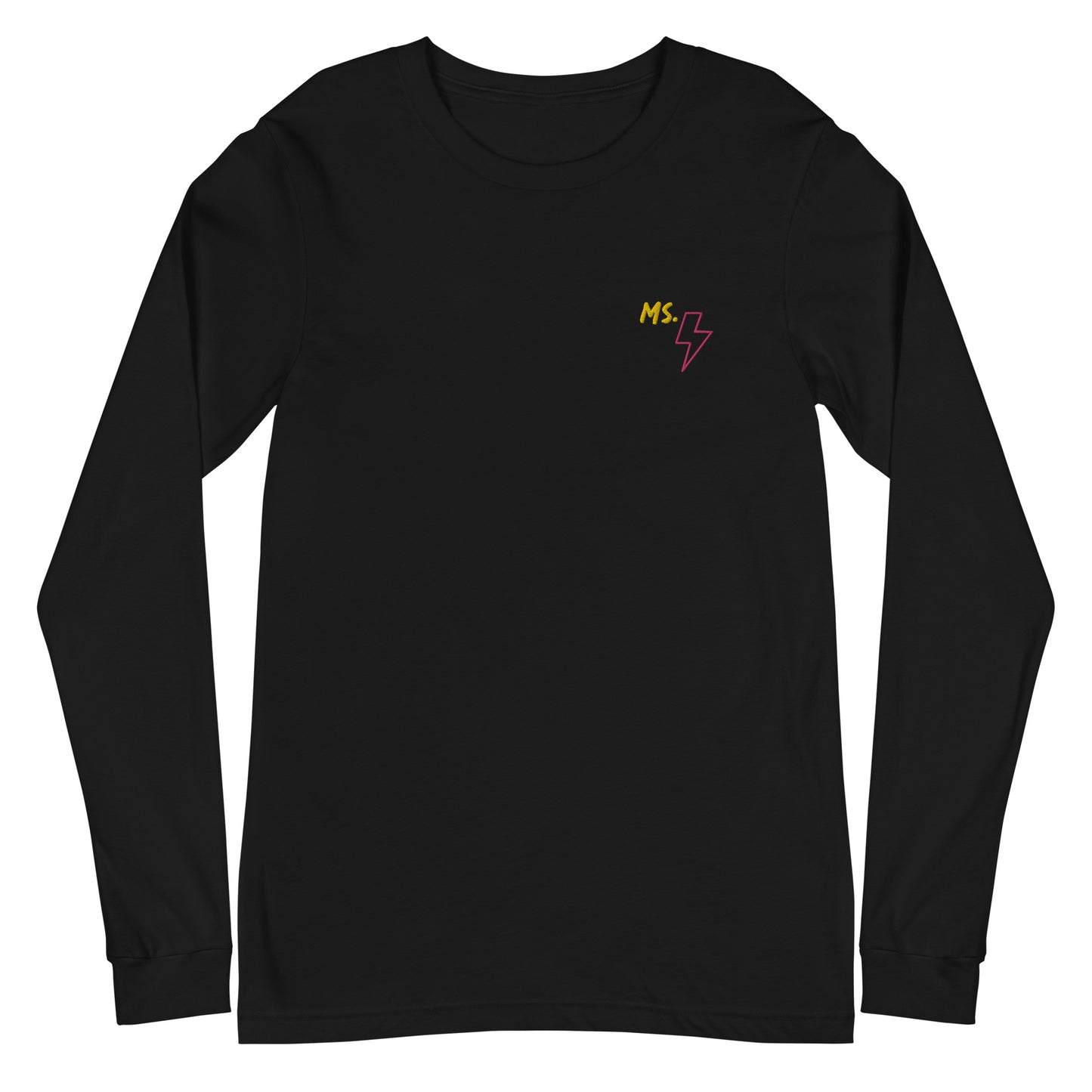 Ms. Kamala Khan Embroidered Long Sleeve Tee