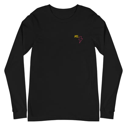 Ms. Kamala Khan Embroidered Long Sleeve Tee