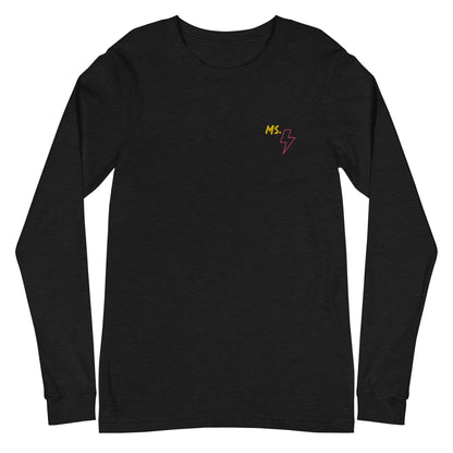 Ms. Kamala Khan Embroidered Long Sleeve Tee