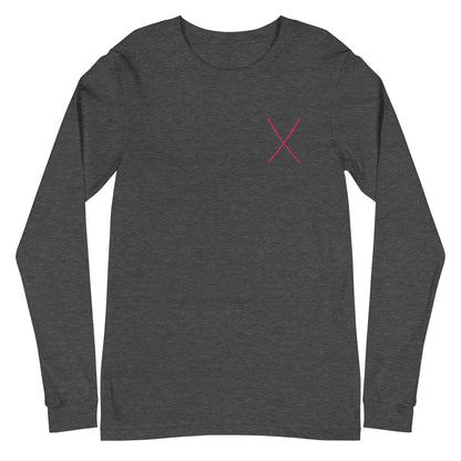 Deadpool Katanas Embroidered Long Sleeve Tee