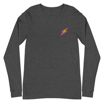 Intergalactic Lightning Bolt Embroidered Long Sleeve Tee