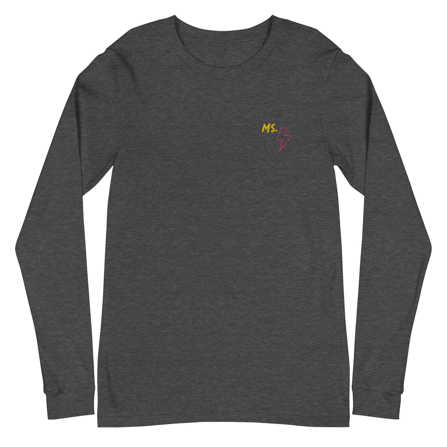 Ms. Kamala Khan Embroidered Long Sleeve Tee