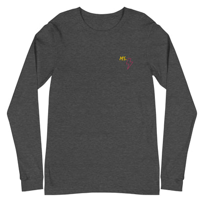 Ms. Kamala Khan Embroidered Long Sleeve Tee