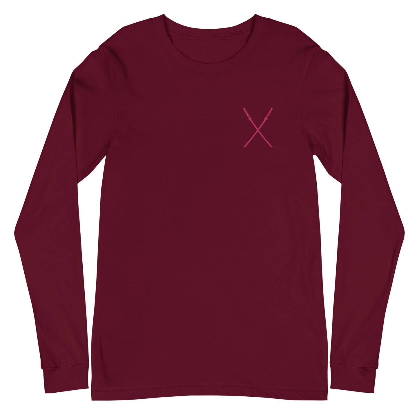 Deadpool Katanas Embroidered Long Sleeve Tee